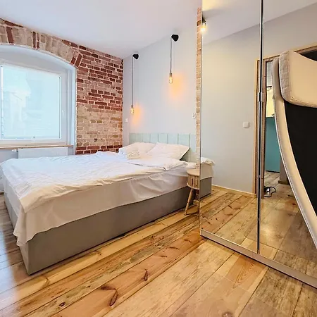 Kaszubska Vintage Brick Loft By Bookinghost Apartmán